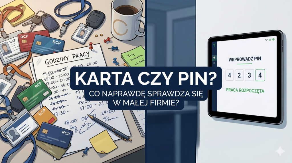 Karta RCP czy PIN – porównanie sposobów ewidencji czasu pracy w małej firmie